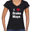 New England Fans NE Fantasy Football Sports Womens V-Neck Tee