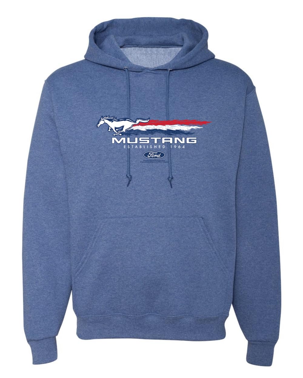 Ford Mustang USA Pony Logo Est 1964 Classic Racing Logo Cars and Trucks Unisex Hoodie