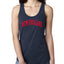 Classic Varsity College Style Fantasy Fan, Trendy Team Streetwear Sports Ladies Racerback Tank Top