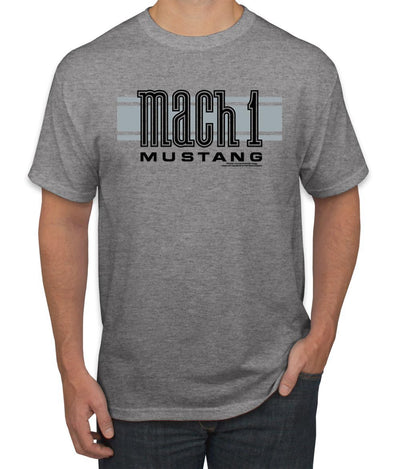 Mach 1 Ford Mustang Classic Racing Stripe Logo Cars and Trucks T-Shirt