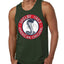 Shelby Cobra USA Logo Emblem Powered by Ford Motors Cars and Trucks Mens Tank Top