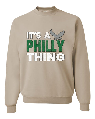 PHI Fantasy Football Sports Fan Pullover Soft Cotton Blend Graphic Unisex Crewneck Sweatshirt