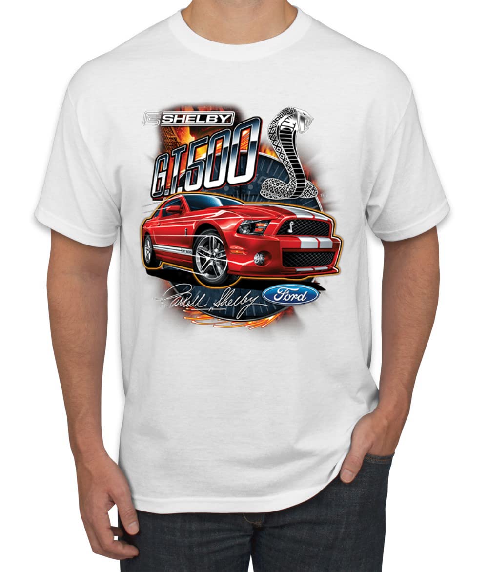 Shelby GT500 Cobra Official Ford Motors Design Cars and Trucks Men's Graphic T-Shirt