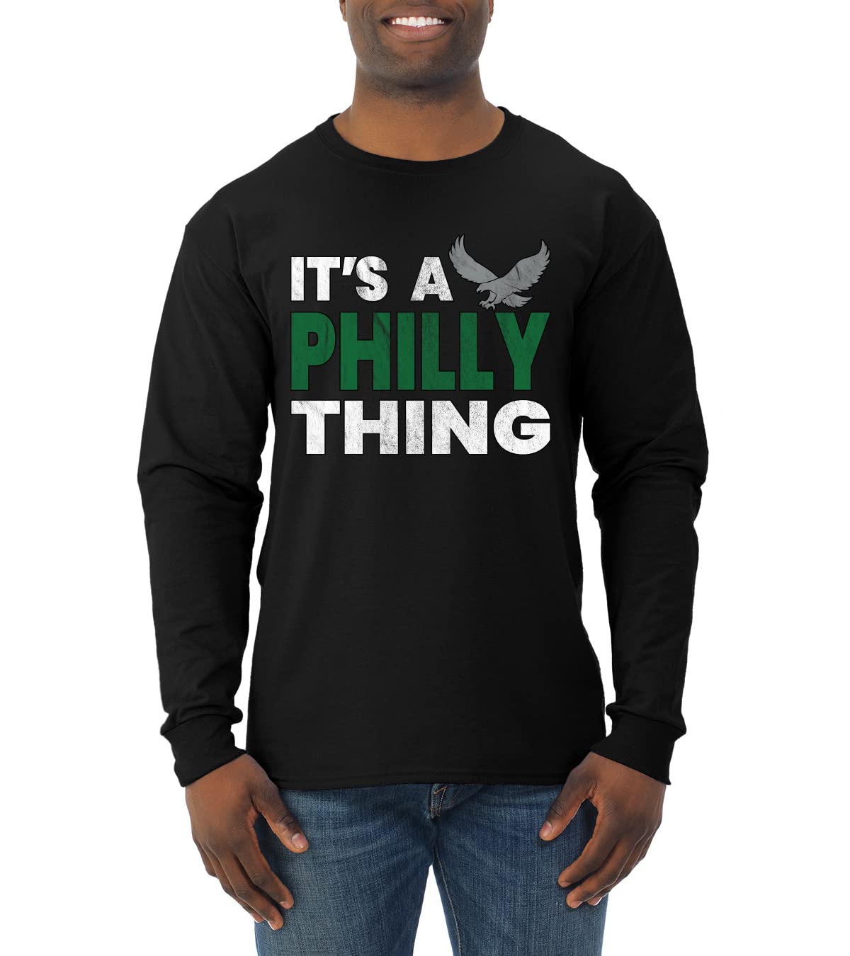 Phil Fan Fantasy Football Sports Mens Long Sleeve Shirt