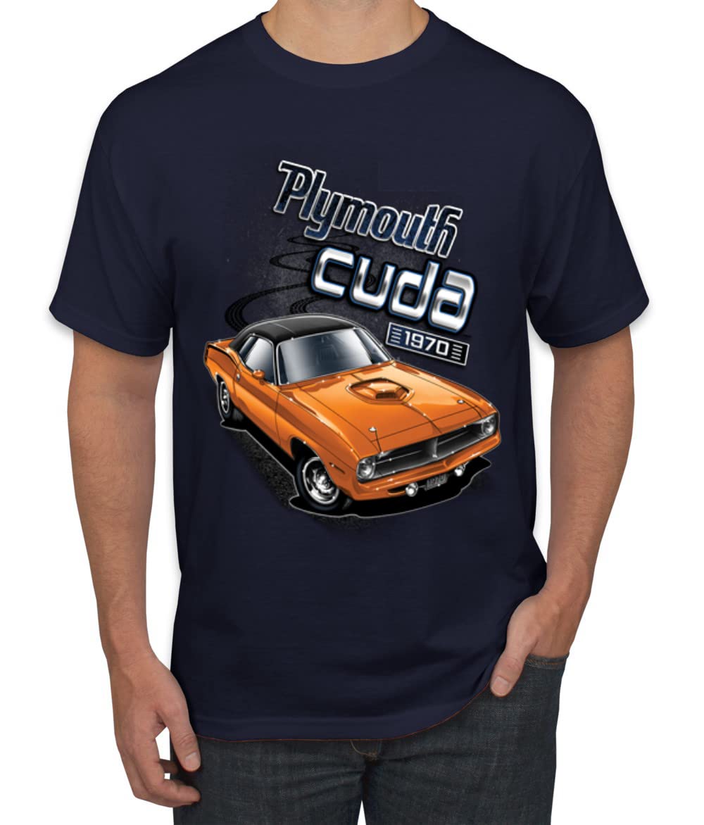 Plymouth Cuda 1970 Vintage Classic American Made Cars and Trucks Men's Graphic T-Shirt
