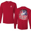 US Flag Ford Bronco Front and Back  Cars and Trucks Mens Long Sleeve Shirt