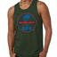 Shelby Cobra USA Logo Emblem Powered by Ford Motors Cars and Trucks Mens Tank Top