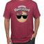 Unbothered and Uncrusted Funny PB&J Sandwich Sunglasses Humor Men's T-Shirt