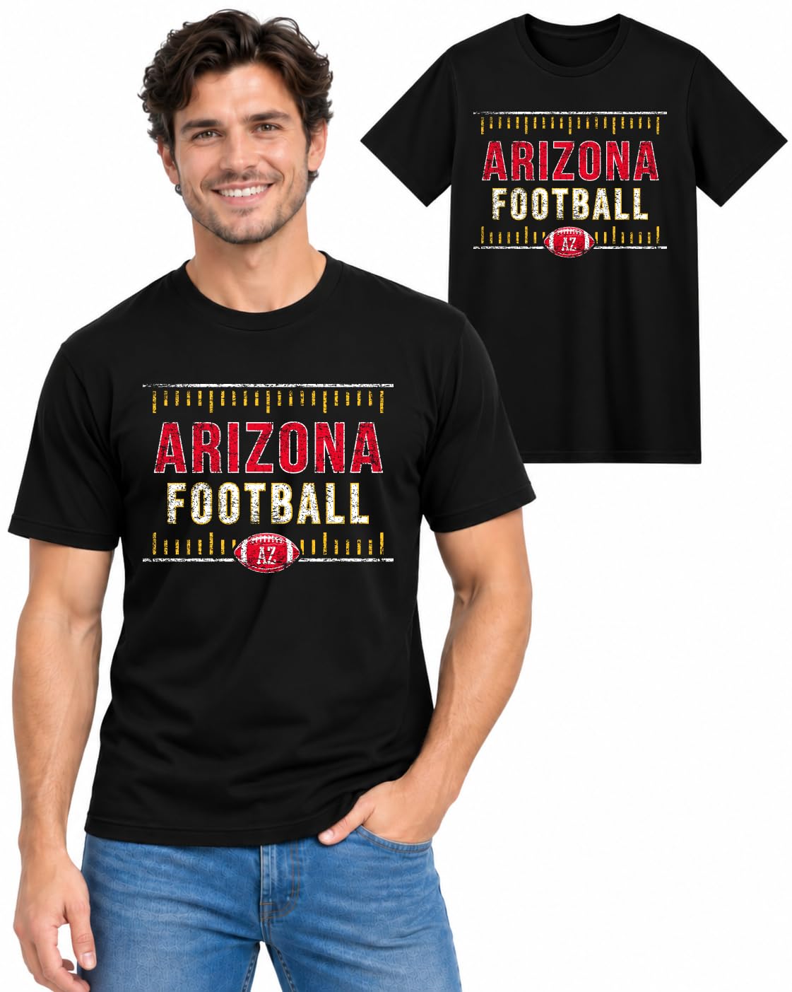 Football Fan City Tee Graphic TShirt for Men and Women Cotton Unisex Tee