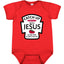 Funny Jesus Christ Condiment Inspirational/Christian Baby Creeper Boys Girls Infant Bodysuit