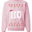 Where my Hos At Santa Ugly Christmas Sweater Unisex Crewneck Sweatshirt