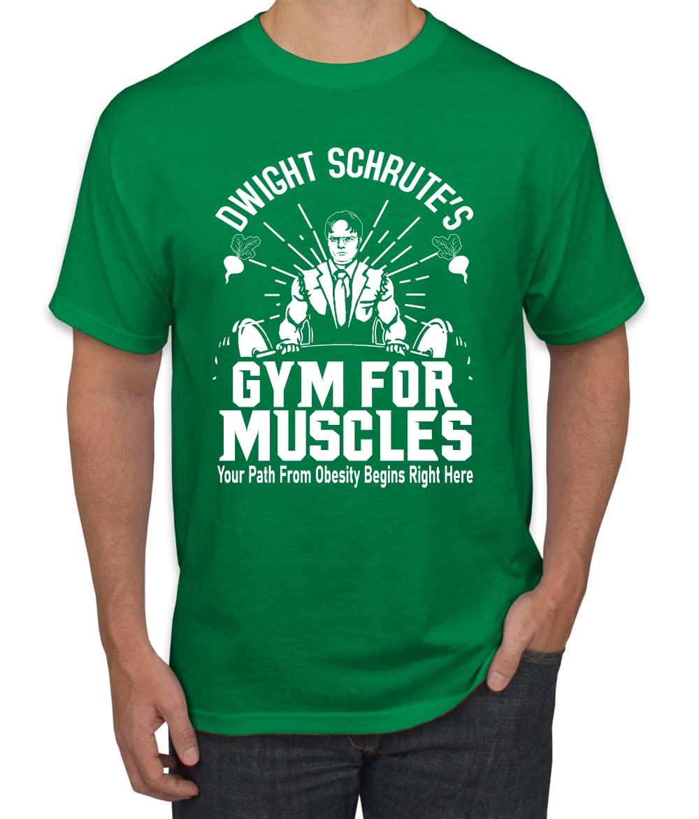 Dwight Schrute's Gym for Muscles Pop Culture Men's T-Shirt