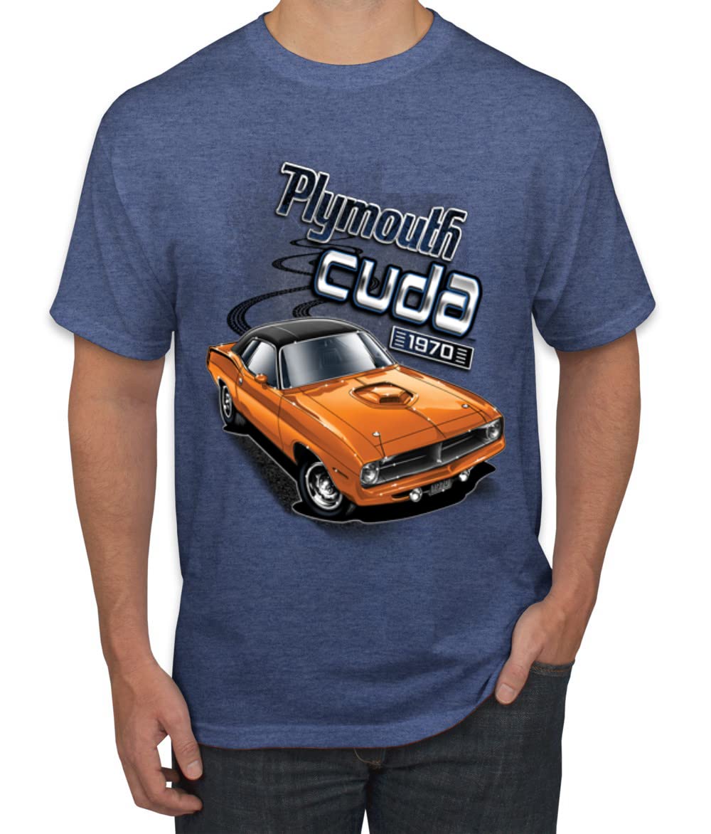 Plymouth Cuda 1970 Vintage Classic American Made Cars and Trucks Men's Graphic T-Shirt