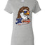 American Bald Eagle Mullet Glasses American Pride Womens Graphic T-Shirt