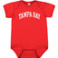 Classic Varsity College Style Fantasy Fan, Trendy Team Streetwear Sports Baby Creeper Boys Girls Infant Bodysuit