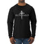 Redeemed Cross Jesus Christ Nails Inspirational/Christian Faith Mens Long Sleeve Shirt