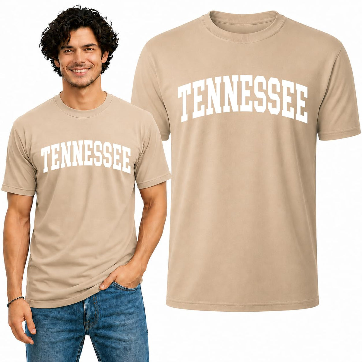 State of Tennessee College Style Fashion Men's T-Shirt