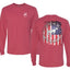 US Flag Ford Bronco Front and Back  Cars and Trucks Mens Long Sleeve Shirt