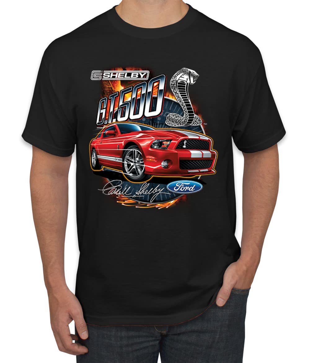 Shelby GT500 Cobra Official Ford Motors Design Cars and Trucks Men's Graphic T-Shirt