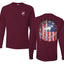 US Flag Ford Bronco Front and Back  Cars and Trucks Mens Long Sleeve Shirt