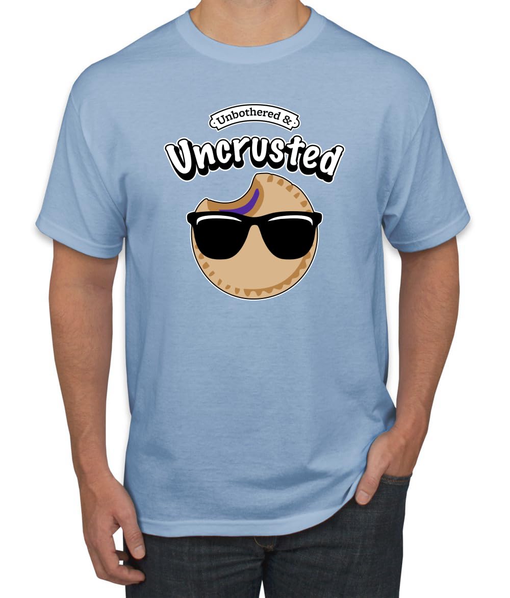 Unbothered and Uncrusted Funny PB&J Sandwich Sunglasses Humor Men's T-Shirt