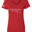 Freedom God Family Patriotism Shirt, Christian Conservative Tee for Women, Women’s Standard V-Neck Tee