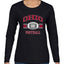 College Football Fan Vintage American Team Design, Retro USA Sports Women's Long Sleeve T-Shirt