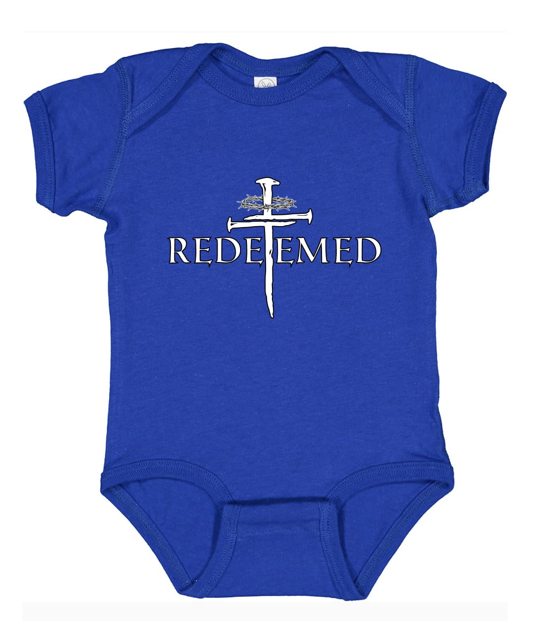 Redeemed Cross Jesus Christ Nails Inspirational/Christian Baby Creeper Boys Girls Infant Graphic Bodysuit