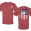 US Flag Ford Bronco Front and Back  Cars and Trucks Men's T-Shirt
