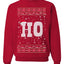 Where my Hos At Santa Ugly Christmas Sweater Unisex Crewneck Sweatshirt