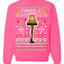 Fragile Leg Lamp Ugly Christmas Sweater Unisex Crewneck Graphic Sweatshirt