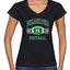 Grease The Poles Broad Street Phil Football Sports Womens Standard V-Neck Tee