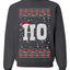 Where my Hos At Santa Ugly Christmas Sweater Unisex Crewneck Sweatshirt