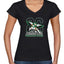 Grease The Poles Broad Street Phil Football Sports Womens Standard V-Neck Tee