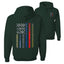 No One Fights Alone First Responder Hoodie Dispatcher EMS Corrections Police Fire Military Unity Hooded Sweatshirt