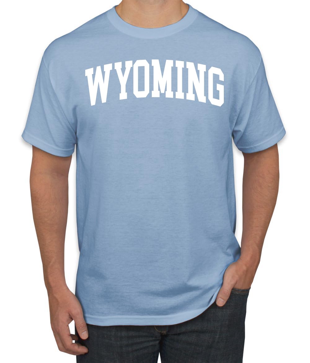State of Wyoming College Style Fashion Men's T-Shirt