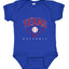 American Baseball Fan Vintage Distressed Field Sports Gift Baby Short-Sleeve Bodysuit
