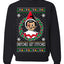 Snitches Get Stitches Ugly Christmas Sweater Unisex Crewneck Sweatshirt
