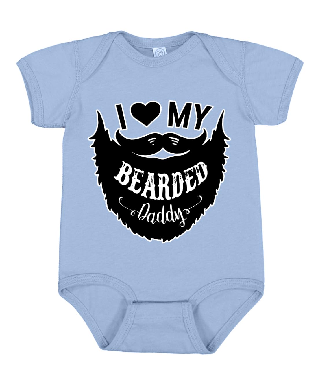 I Love My Bearded Daddy Funny Gift Idea Humor Baby Creeper Boys Girls Infant Bodysuit