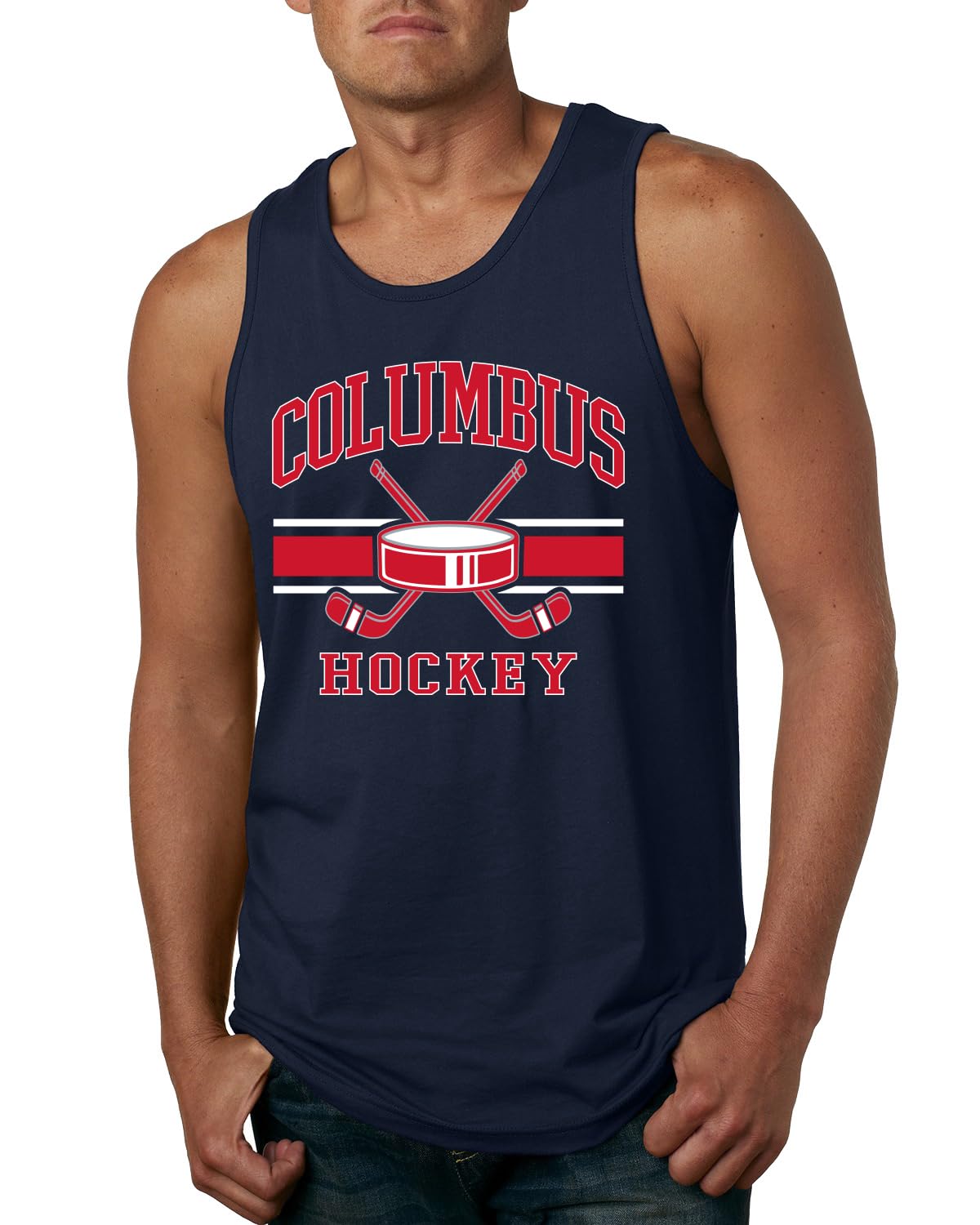 Hometown Fan Team Pride | Fantasy Hockey Fans Sports Mens Tank Top