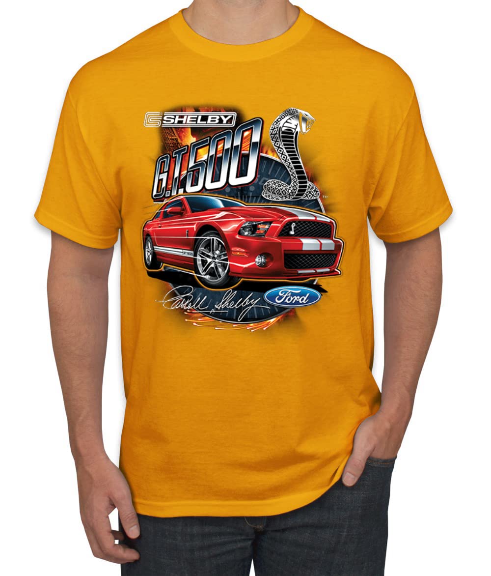 Shelby GT500 Cobra Official Ford Motors Design Cars and Trucks Men's Graphic T-Shirt