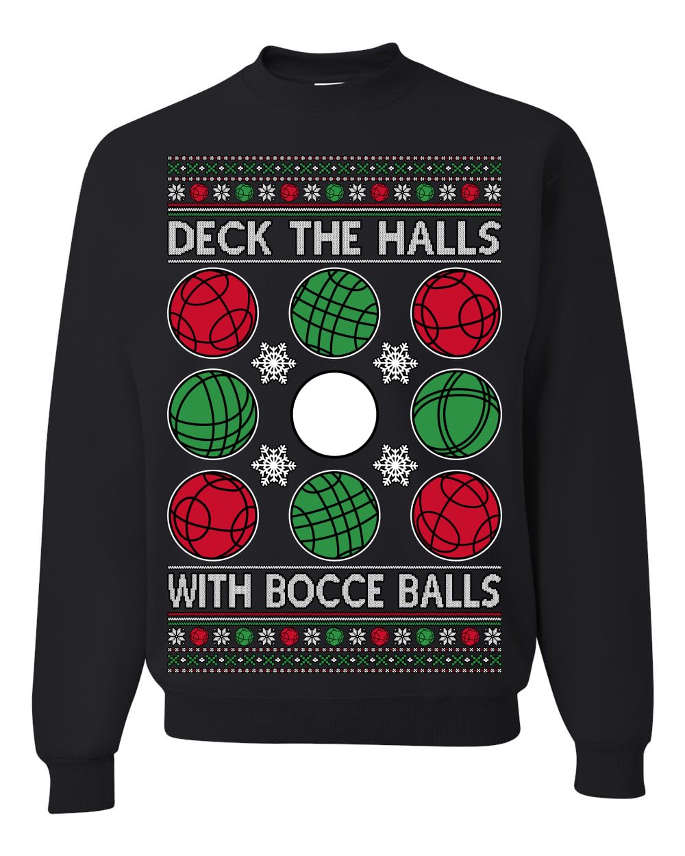 Funny Italian Christmas Donkey Ugly Christmas Sweater Crewneck Sweatshirt