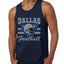 Vintage American Footbal Team Fan Helmets Sports Mens Tank Top