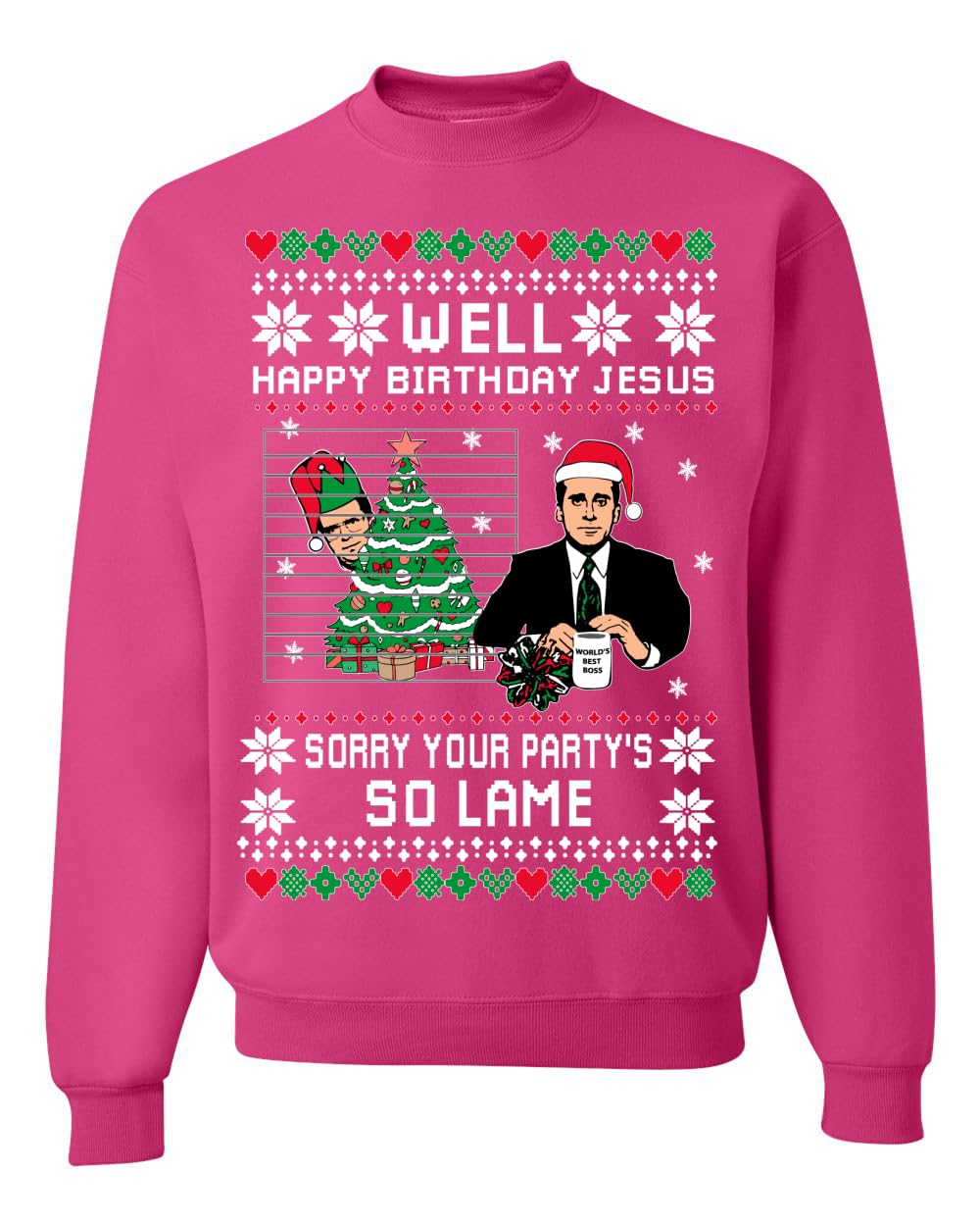 Well Happy Birthday Jesus Ugly Christmas Sweater Mens Womens Sweatshirt