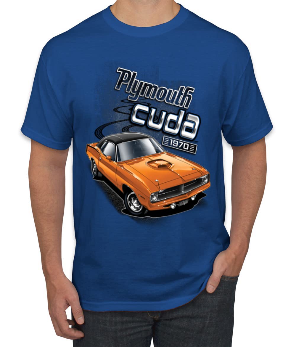 Plymouth Cuda 1970 Vintage Classic American Made Cars and Trucks Men's Graphic T-Shirt