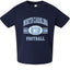 College Football Fan T-Shirt, Vintage American Team Design, Game Day Apparel, Retro USA Sports Toddler Crew T-Shirt