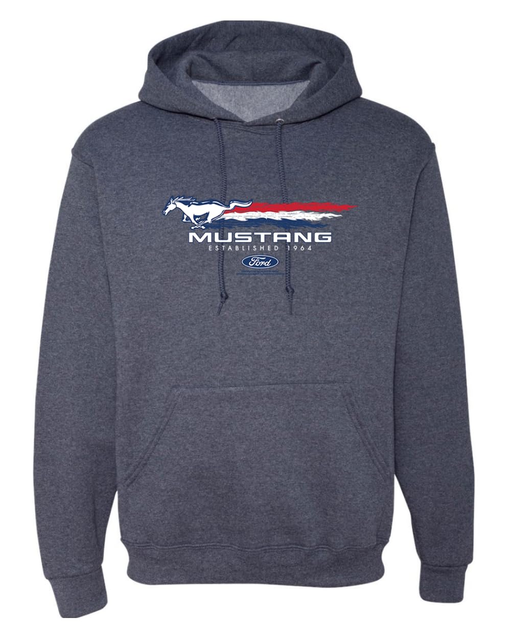 Ford Mustang USA Pony Logo Est 1964 Classic Racing Logo Cars and Trucks Unisex Hoodie