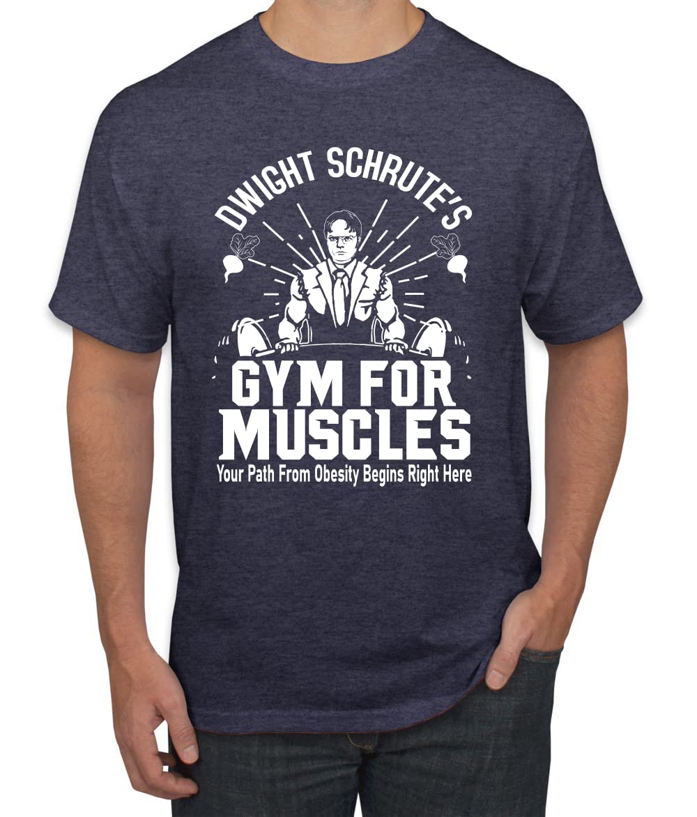 Dwight Schrute's Gym for Muscles Pop Culture Men's T-Shirt