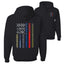 No One Fights Alone First Responder Hoodie Dispatcher EMS Corrections Police Fire Military Unity Hooded Sweatshirt