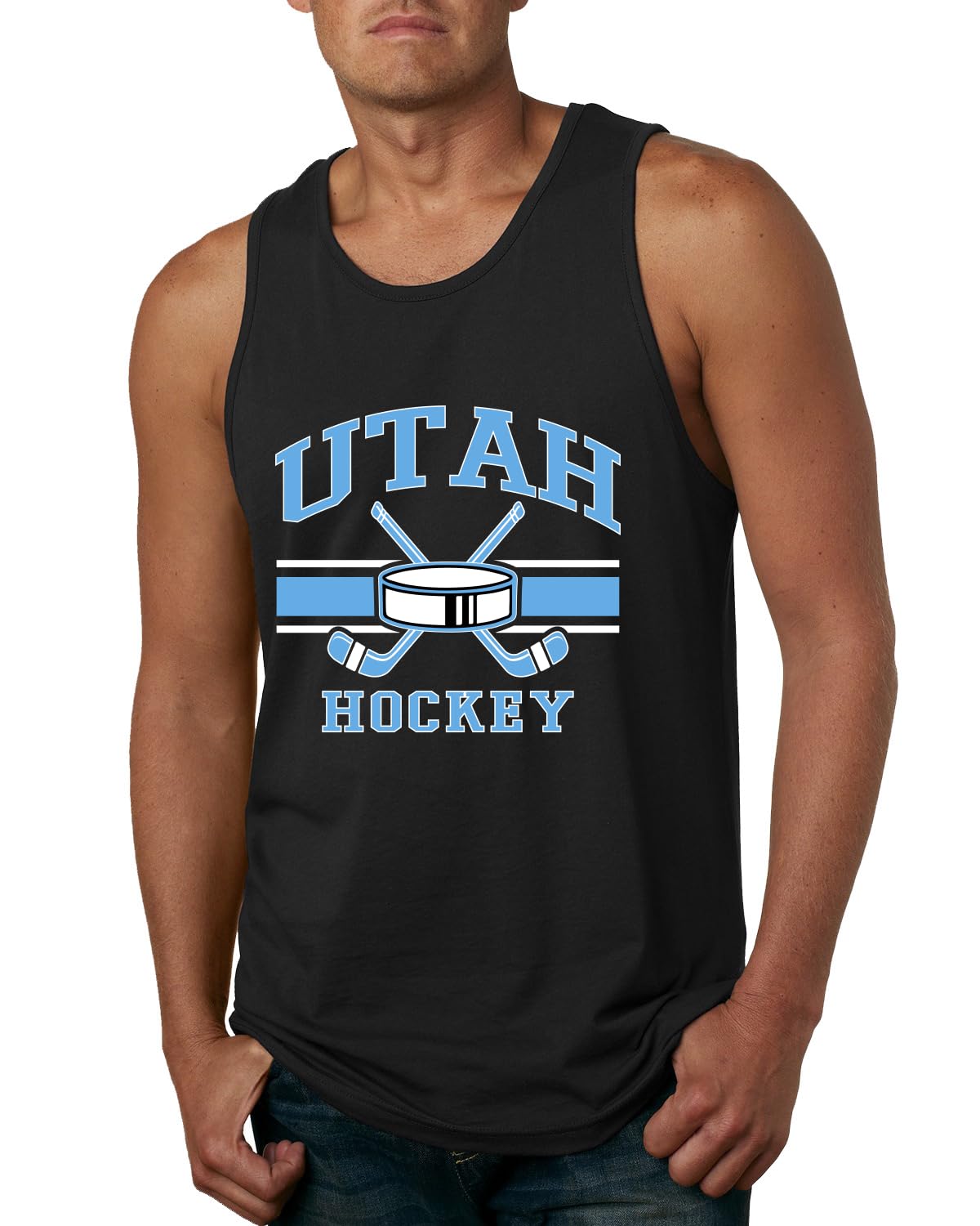 Hometown Fan Team Pride | Fantasy Hockey Fans Sports Mens Tank Top